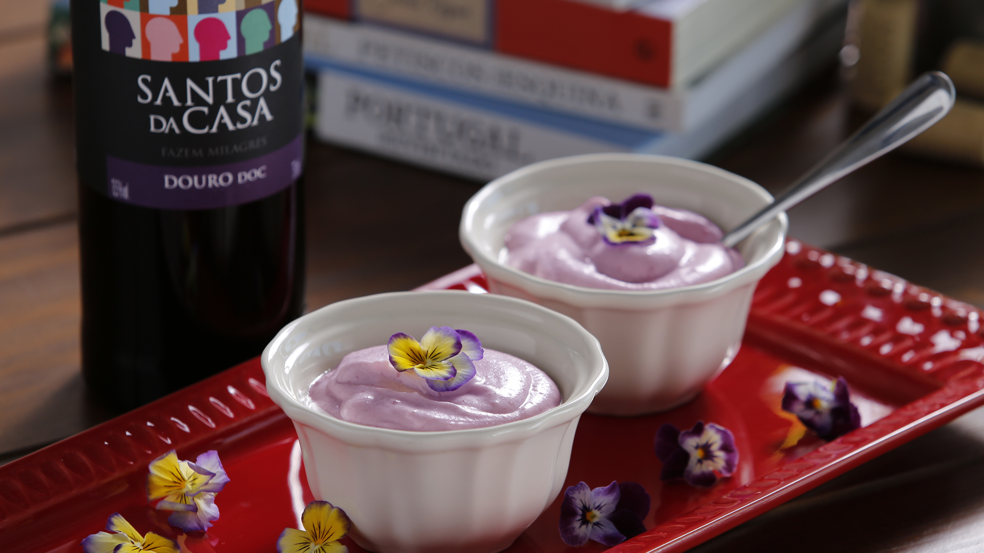 Mousse vinho Santos da Casa